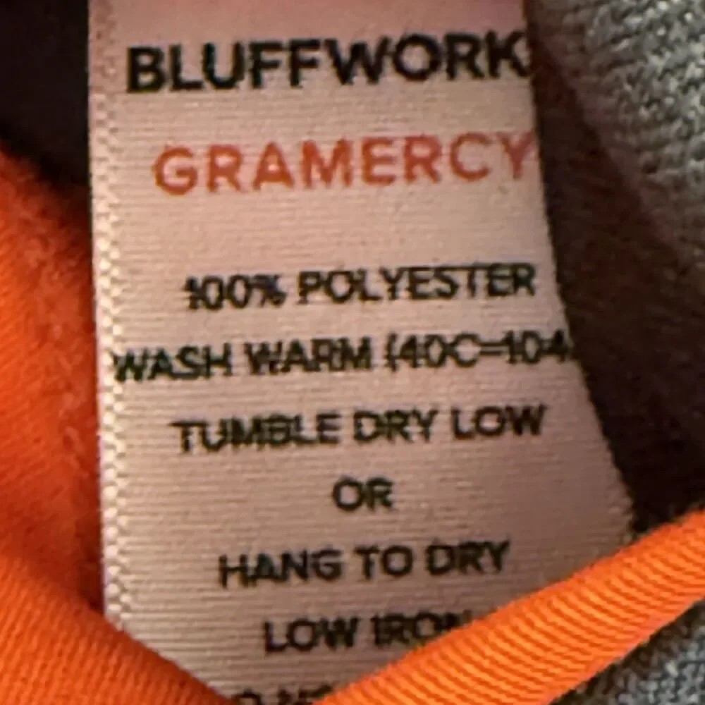 Bluffworks Gramercy Blazer Sport Coat Jacket Men’s 44L Charcoal Gray 2-Button